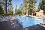 Rustic retreat w/ fireplace, private deck & shared pool UPDA