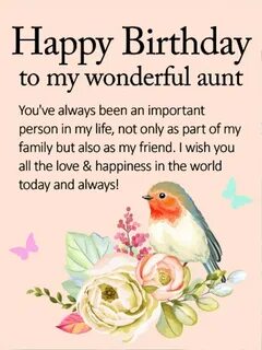 Happy Birthday To My Wonderful Aunt - DesiComments.com