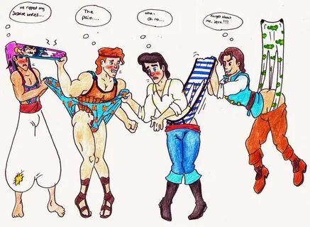 Request - Disney prince wedgies by Black-Chocobo99 on Devian
