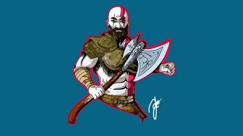 Kratos God Of War Artwork 4k kratos wallpapers, hd-wallpaper