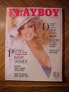 Playboy Magazine - June 1986 Linda Evans, Kathy Shower, Kare