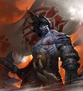 Kargath Bladefist, huimei YE Warcraft art, World of warcraft