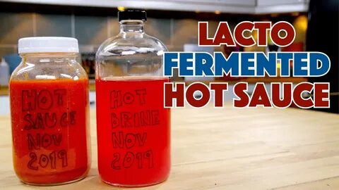 🌱 LACTO Fermented HOT Pepper / Hot Pepper Sauce Recipe - You