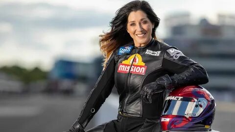 Angelle Sampey Wins NHRA Nationals Round Aboard Suzuki Hayab