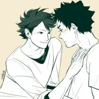 Oikawa Tooru x Iwaizumi Hajime Haikyuu!! Iwaoi, Haikyuu, Hai