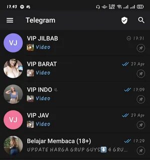 Grup Vip Bokep 18+ Telegram Harga : 100k 4 grup 2 grup 60k Sekali bayar Per...
