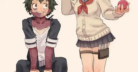 Deku & Uraraka Cosplaying as Dabi & Toga - Imgur