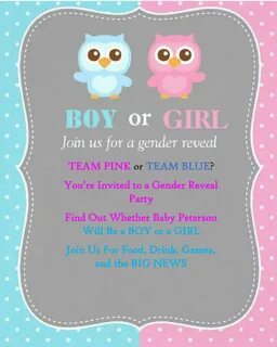 25+ Free Printable Gender Reveal Invitation Templates (Word,