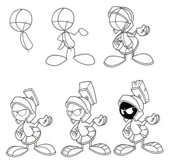 How To Draw: Marvin the Martian - Dave Windett Comics and Il