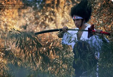 Ren Gazar(JuicyJuice) Afro Samurai Cosplay Photo