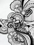 crazy pen doodles -- Pauline V Art journal inspiration, Pen 