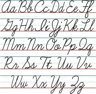 Sheet Cursive alphabet, Lettering alphabet, Cursive letters