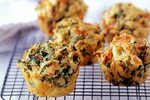Spinach & feta muffins Recipe Savory snacks, Savoury baking,