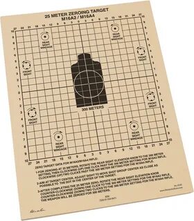 Rite in the Rain 25m Zeroing Target Sheets 100 for Sale