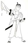 Drawn samurai samurai jack - Pencil and in color drawn samur
