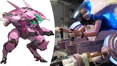 Nerf This! Dad Makes Awesome D.Va Mech Cosplay for Daughter!