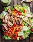 Grilled Tequila Lime Chicken Taco Salad - Chew Your Booze