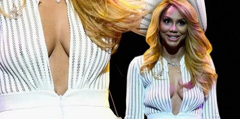 Tamar Braxton Exposes Her Boobs In Sheer Top At Los Angeles 