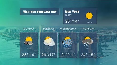 Animated Weather Icons Pack with Forecast Templates Deep Vis