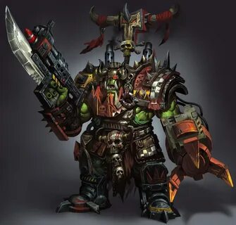 WH40kart - Image 44281: lethung5 orks portrait warboss Warha