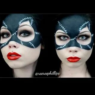 Catwoman face paint Halloween costumes makeup, Cosplay makeu