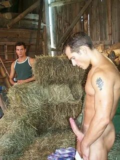Naked gay farmer