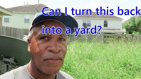 Can I turn this back into a yard? - YouTube