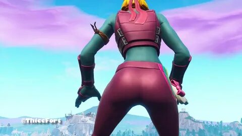 The Newest THICCEST Skin In Fortnite 💘 🍑 Skully Skin Showcas