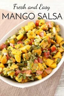 Easy Luau Recipes and Ideas: Mango Salsa - Simple and Season