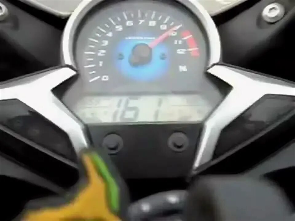 CBR250R Top Speed 162 km/h - YouTube