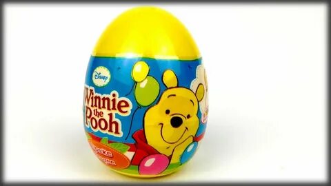 Winnie the Pooh Bear yellow Surprise Egg Kinder - YouTube