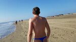 Beach Thong Man - Gran Canaria - Playa del Ingles - Mann im 