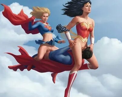 Супергерои комические Эротические обрамленный настенный холст мультфильм.