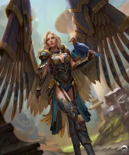 Valkyrie Norse Artwork - Frikilo Quesea