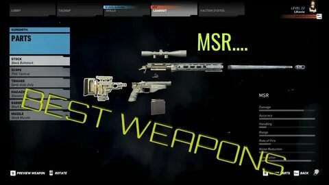 GHOST RECON WILDLANDS *BEST WEAPONS IN THE GAME* (MSR...) - 