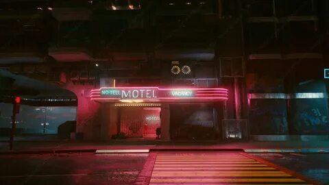 No Tell Motel Cyberpunk Location - Meredith Stout Romance
