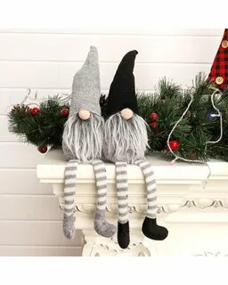 Knitted Sitting Nisse Tomte Christmas Gnome