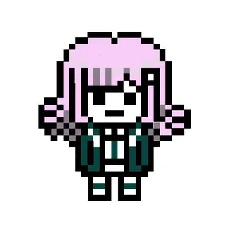 Pixilart - pixel chiaki by kneecapfp