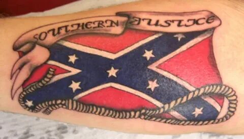 Confederation Flag Tattoo Tattoo Boy