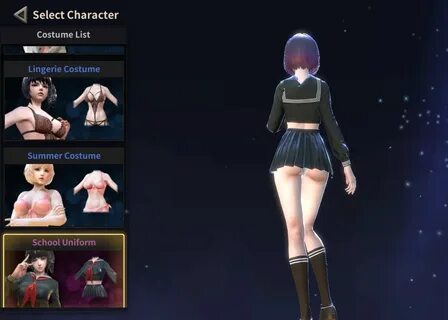 foxynite lucy sexy costume 3d hentai game nutaku screenshot 