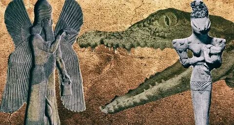 Sumerian Riddles and a Precursor Culture With Bizarre Reptil