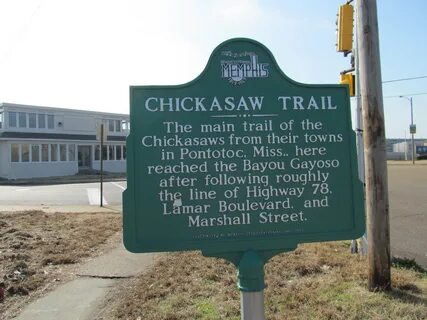 Photo: Chickasaw Trail Marker