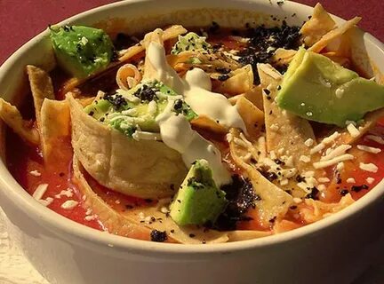 México Lindo y Querido - Receta de sopa de tortilla Sopa de 