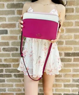 Женская сумка Kate Spade Staci Lauryn Colorblock Pink Multi 
