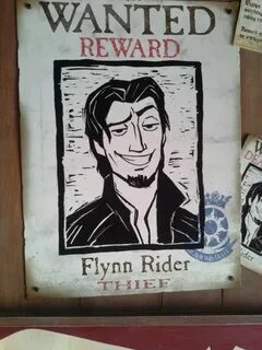 Flynn Rider Wanted Poster Fantasy Fair Disneyland Summer 201