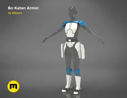 Bo-Katan Armor - 3Demon - 3D print models download