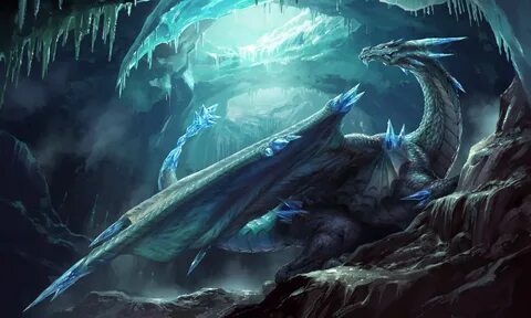 Pin by Melian Art on Dragons Ice dragon, Dragon illustration