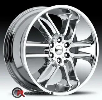 FOOSE NITRO Chrome 6-Spoke 24 inch Rims Tires