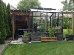 The Legacy greenhouse with potting shed. Great design. Backy