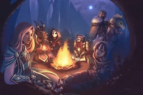 ArtStation - Campfire Scene